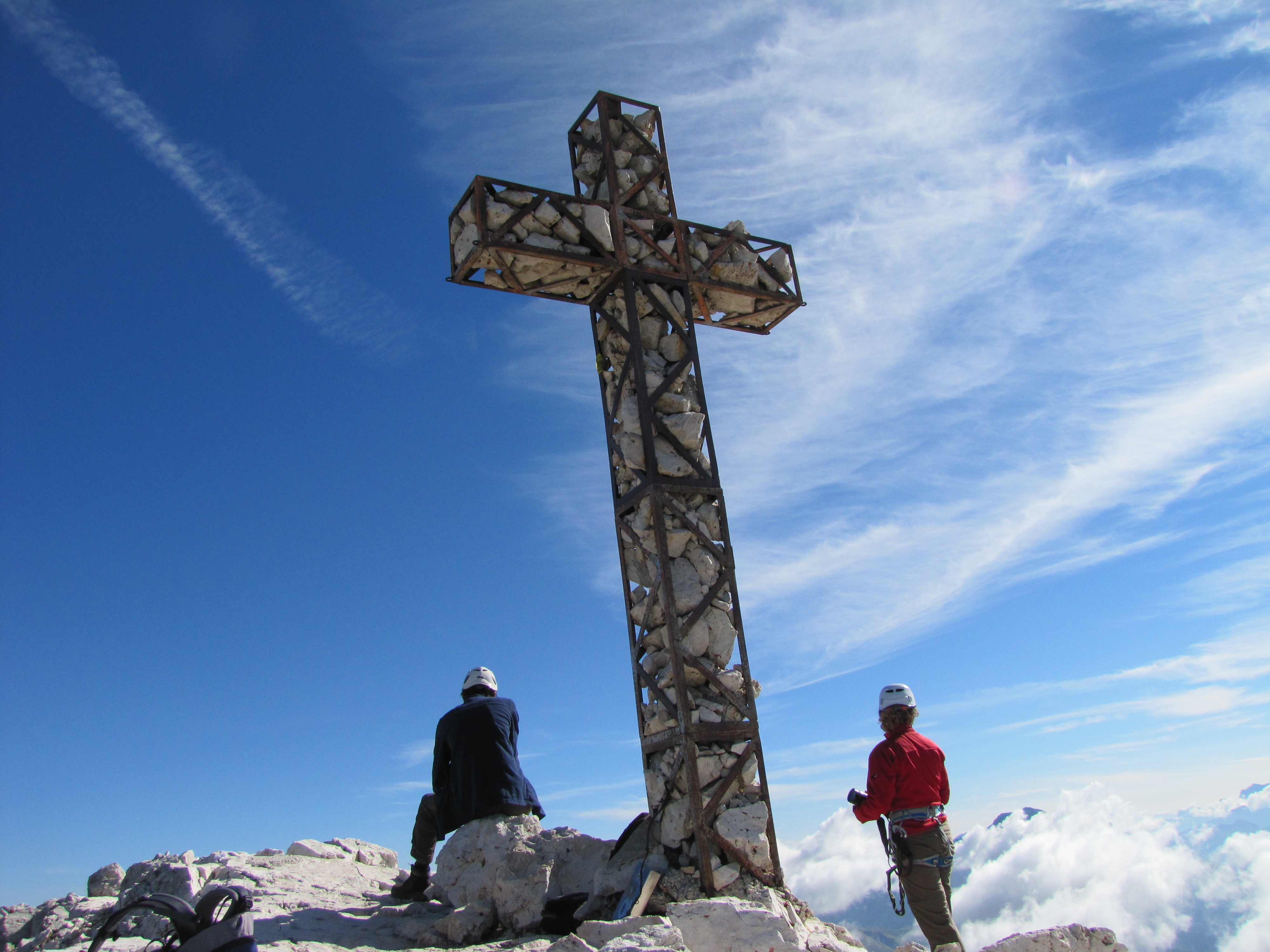 Kesselkogel summit cross